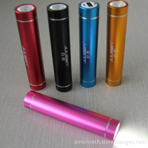 2,200mAh Fashionable Power Banks, Long Standby Time, Various Colors are Available